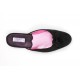 women's slippers BLODYN purple night vintage leather